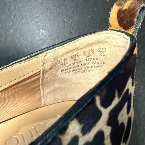 Franco Sarto Leopard Print Flats - Picture 2 of 4